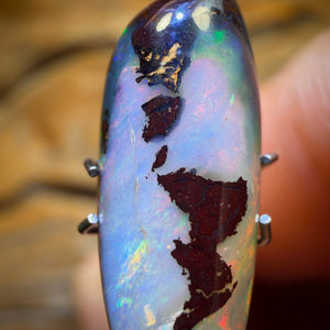 8.2cts - Tribal Kernel Queensland Boulder Crystal Center Opal from Koroit