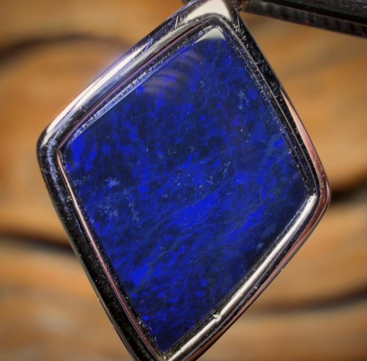 Sterling Silver - Queensland Boulder Opal Doublet Pendant