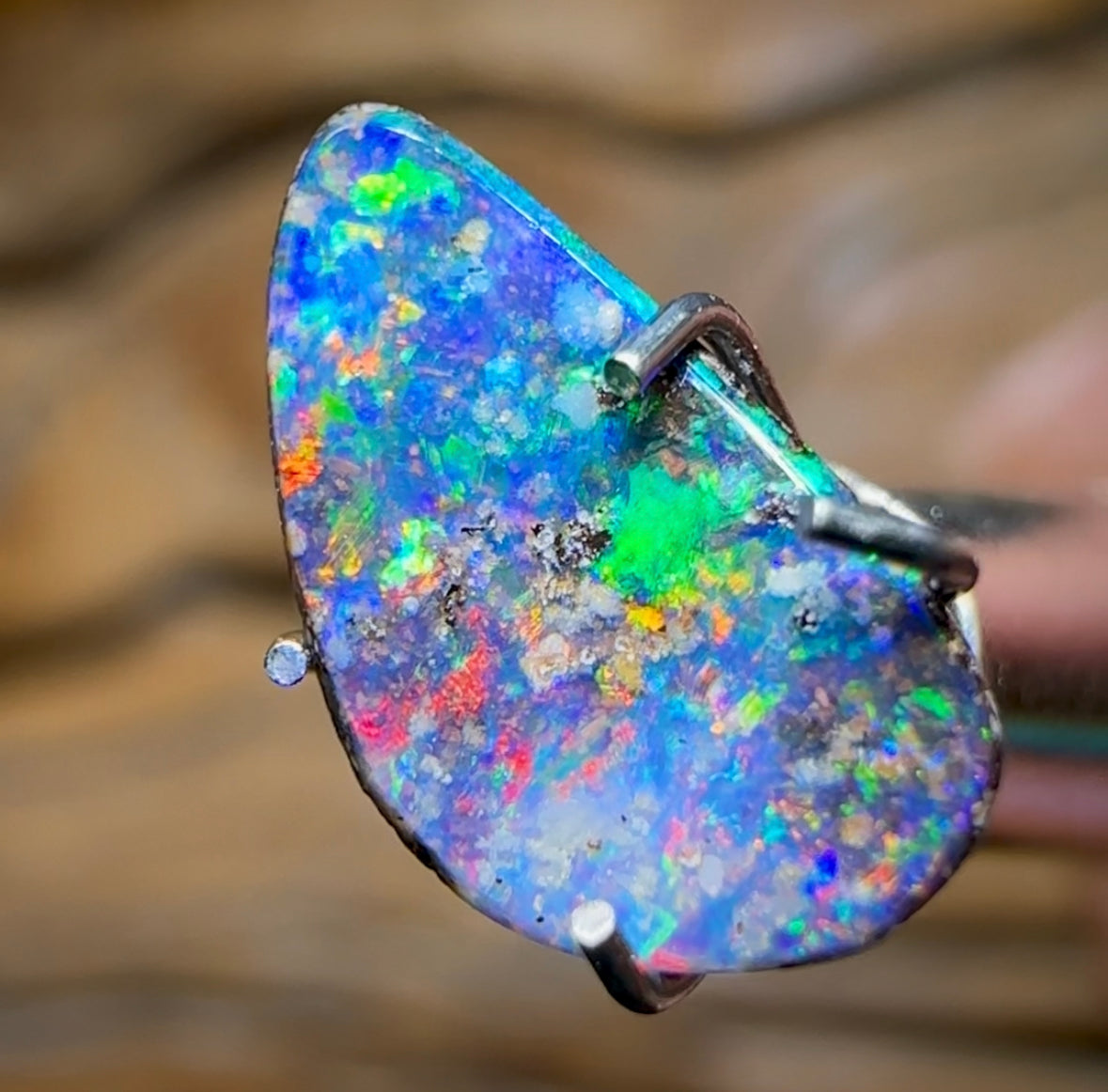 1cts - Queensland Boulder Opal from Winton - Opal Whisperers