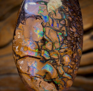 45.7cts - Tribal Australian Boulder Opal from Yowah