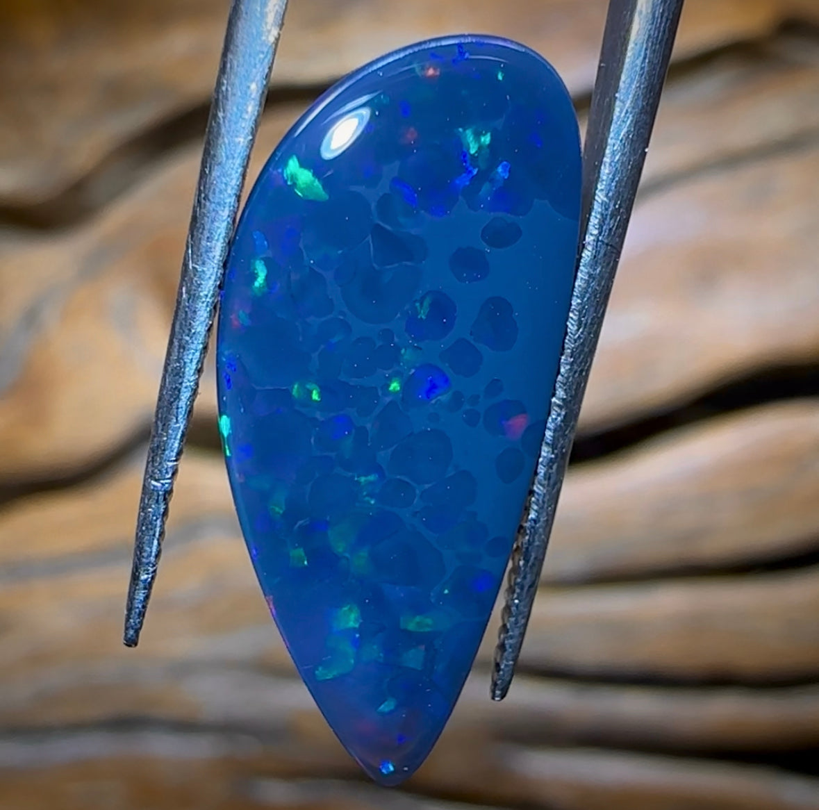 6.4cts - N1 GEM Black Opal from Lightning Ridge - Opal Whisperers