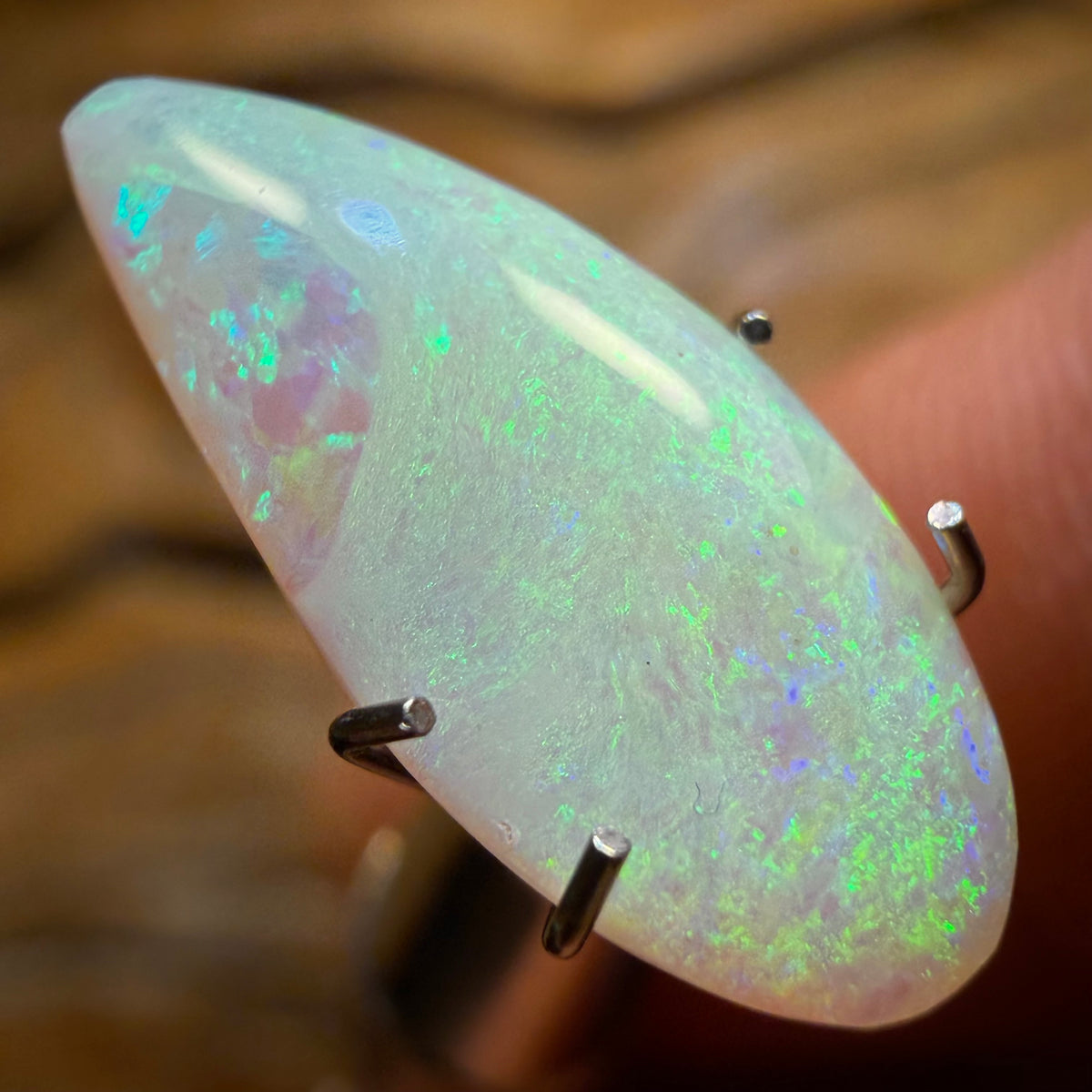2.1cts - South Australian White Opal from Coober Pedy