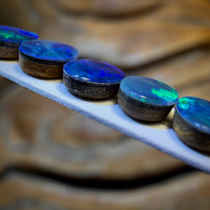 🔒2.2cts - 5x Australian Boulder Opal Doublets WHOLESALE PARCEL