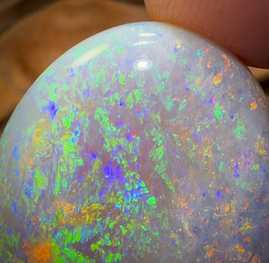 49.5cts - Large South Australian Crystal on Unique “Mother of Matrix” Multicolours!