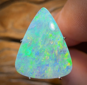 2.6cts  - Rare South Australian Dark/ Semi Black Opal from Mintabie