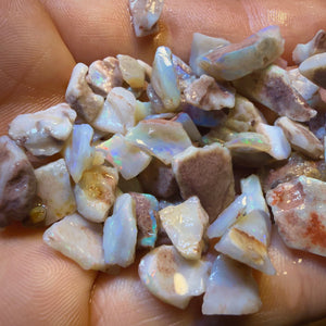 158.7cts - 50+ South Australian White Opal Rough Parcel