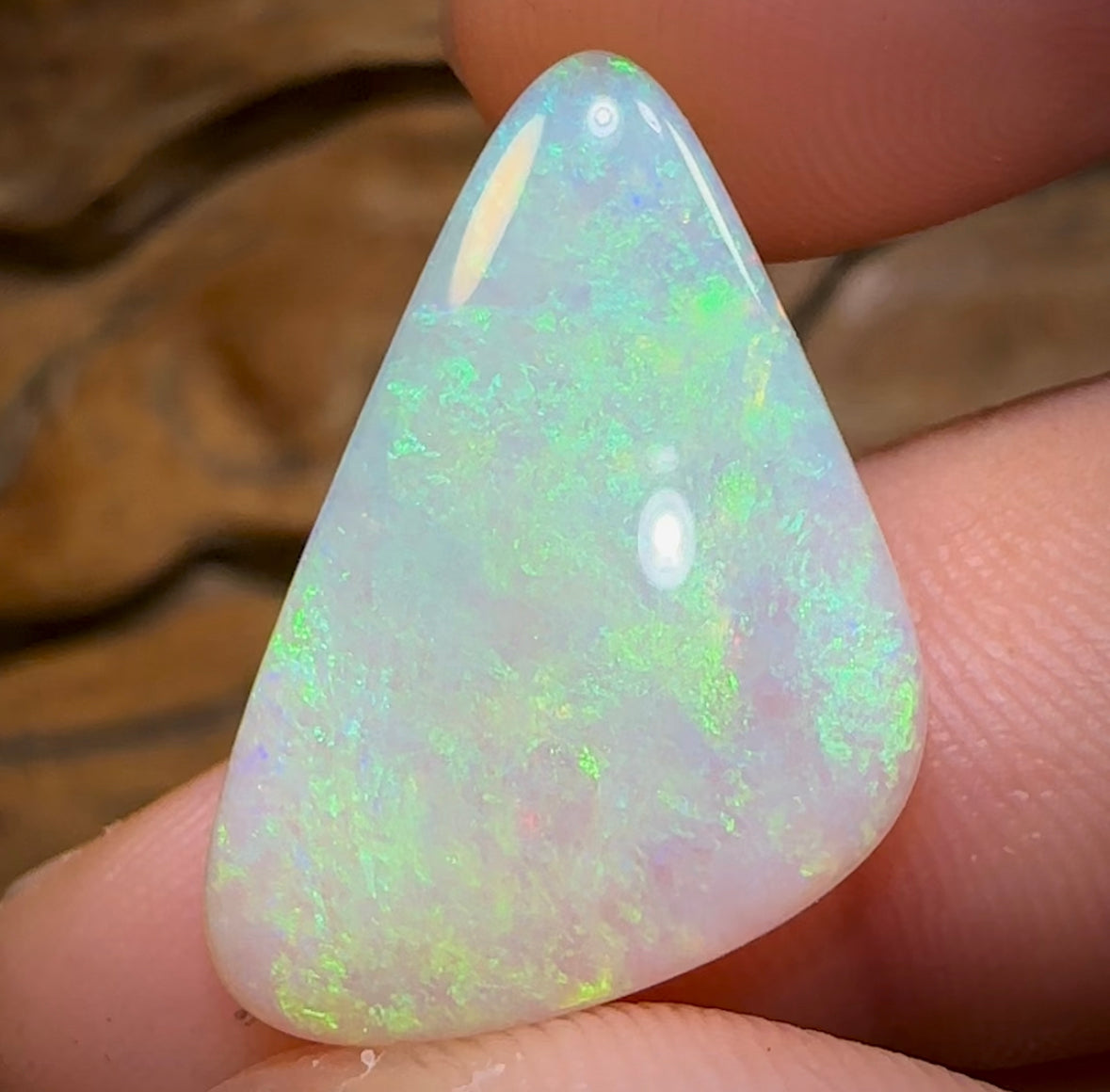 14.6cts - Rare Andamooka Crystal Opal. Gem Quality Double Sided - Opal Whisperers
