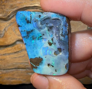 116cts - Boulder Opal Rough Rub Preform - Opal Whisperers