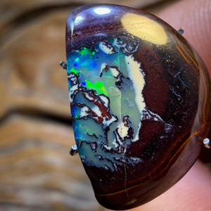 TGIF 8.8cts - Yowah Nut Partial Crystal Centre Opal. Australian Opal