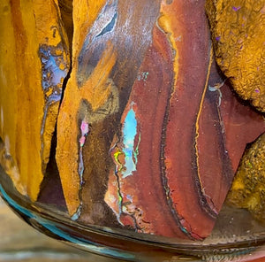 120.6g - Jar of Rough Australian Boulder Opal