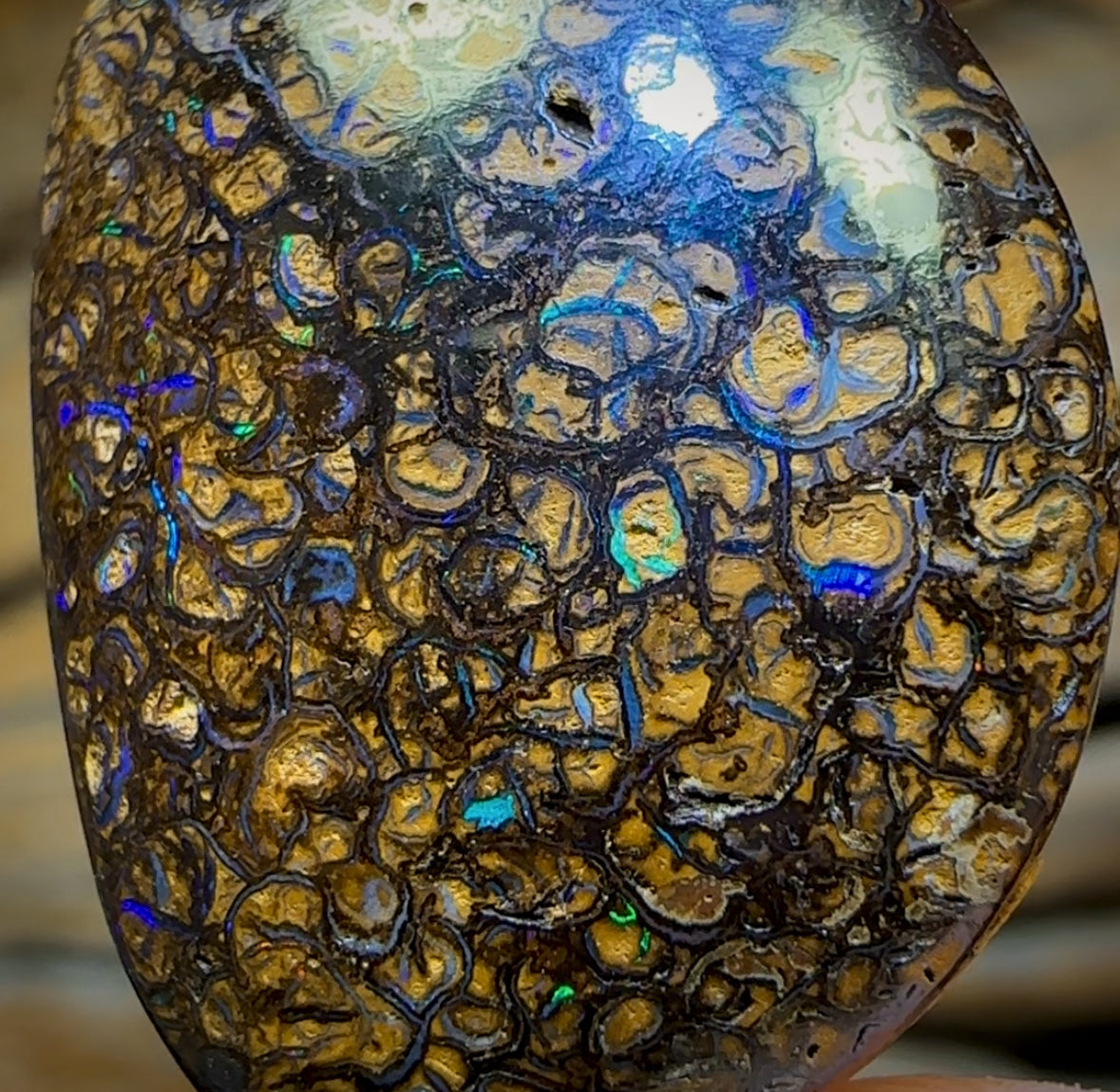 29.1cts - Tribal Australian Boulder Opal from Yowah