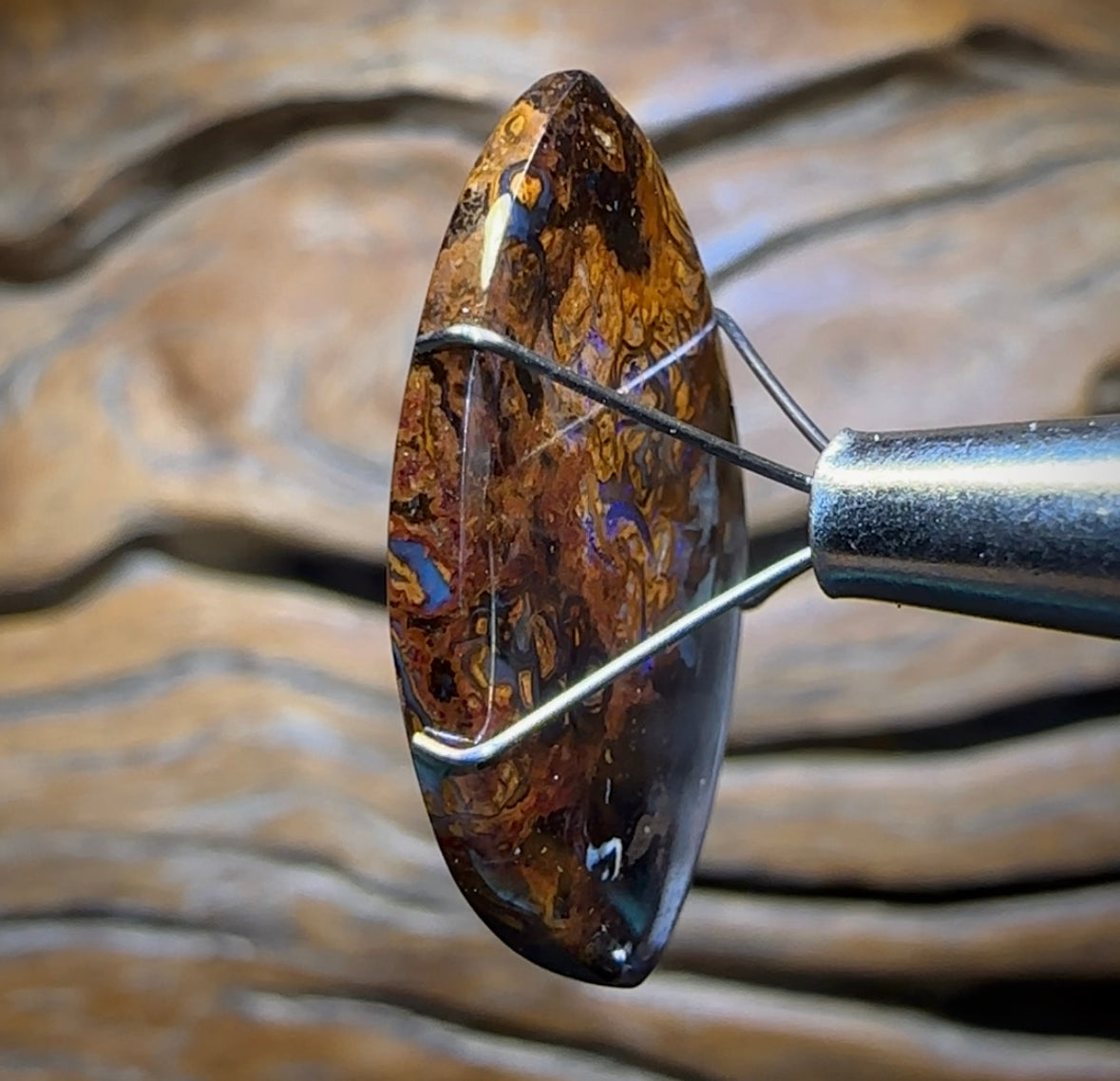15.6cts - Australian Boulder Opal. Yowah Tribal Bargain - Opal Whisperers