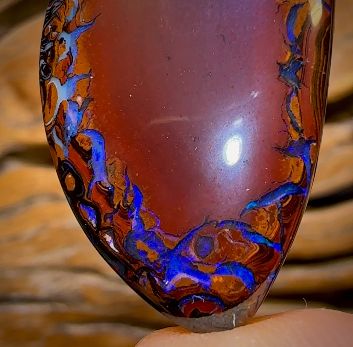 49.9cts - Tribal Yowah Nut Opal. Australian Opal