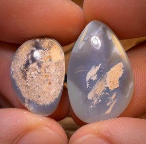 26.1cts - Lightning Ridge Dark Opal PAIR!