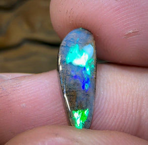 3.5cts - “Metallic Flash” Solid QLD Boulder Opal - Opal Whisperers