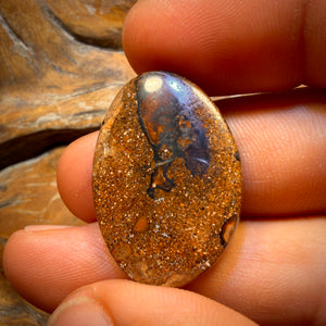33.1cts - Unique Yowah Nut Crystal Centre Opal. Australian Boulder Opal BARGAIN