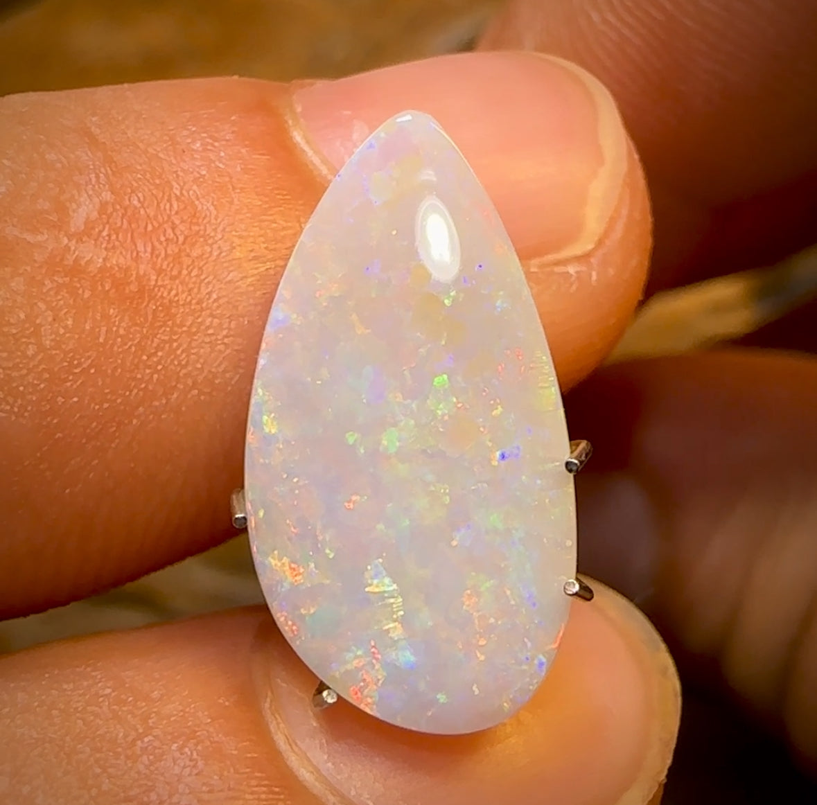 3.1cts - South Australian White Opal