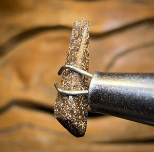 1.12cts - Queensland Boulder Seam Opal from Winton Red Fire