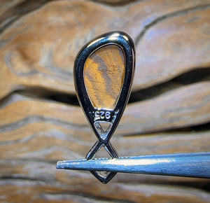 Sterling Silver - Queensland Boulder Opal Doublet Pendant