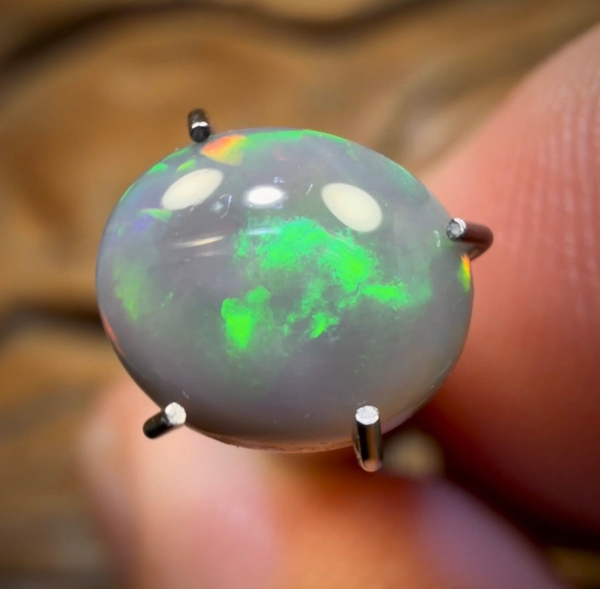 1.25cts - Lightning Ridge Black Opal
