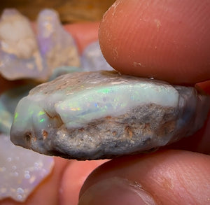 🔒201.2cts - 12x Lightning Ridge Opal Rough Parcel. Serious Cutters!