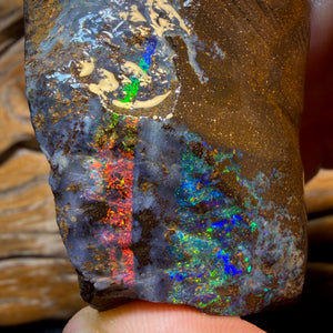 Dad Wonder card! 599cts - Queensland Boulder Seam Opal Rough Piece. Natural Split