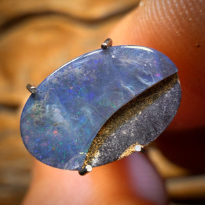 🔨 AUCTION 🔨 1.8cts - Australian Boulder Opal Doublet. RECUTTERS DELIGHT
