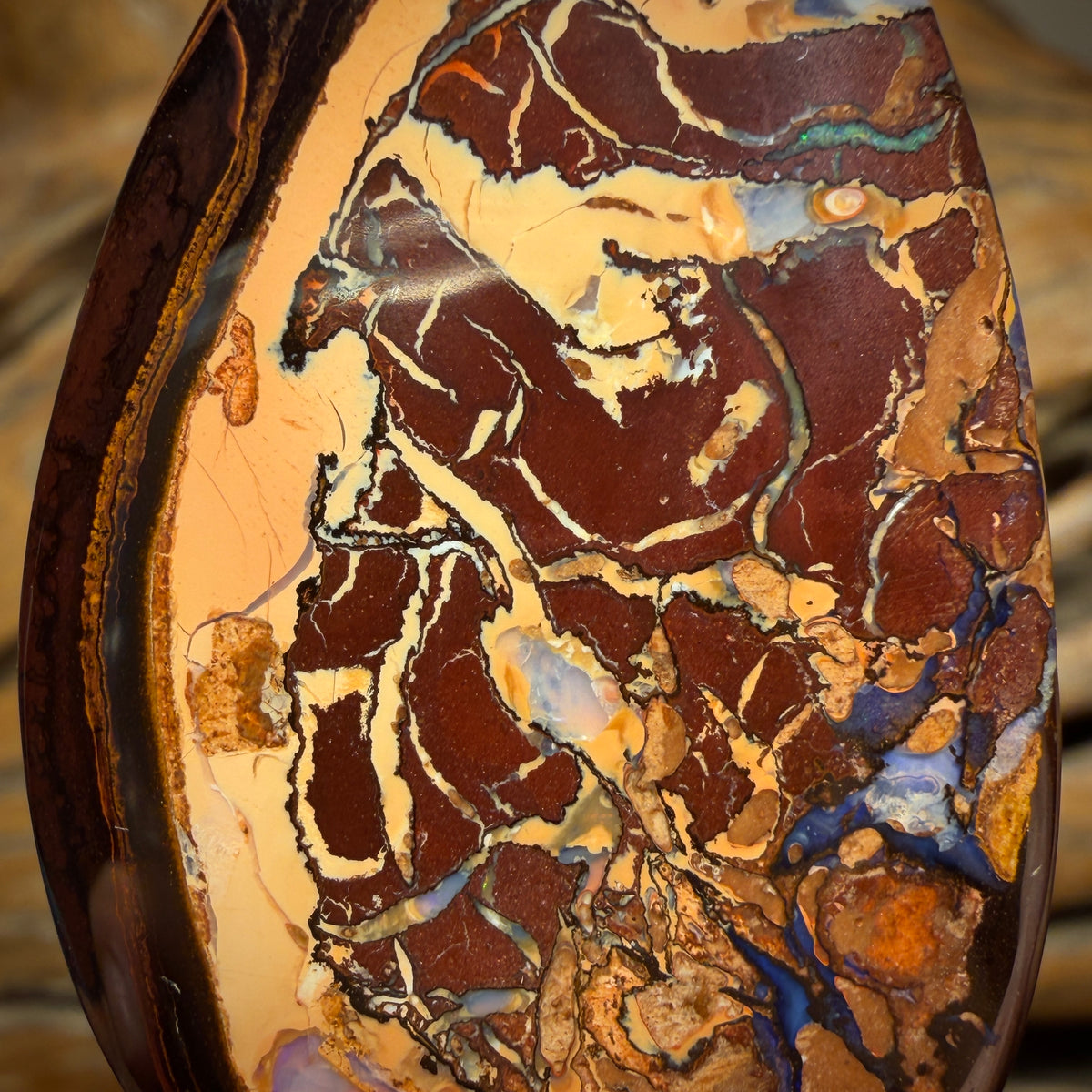 106.7cts - Large Tribal Queensland Boulder Opal from Yowah