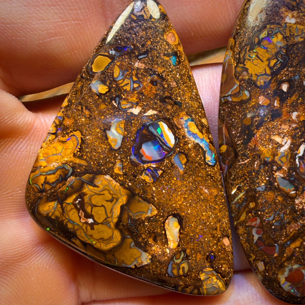 WILDCARD! 152.6cts - Large Tribal Queensland Boulder Opal Pair. Yowah Nut Conglomerate