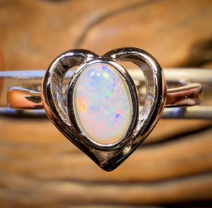 🔒Sterling Silber – Großhandelspaket mit 9 Ringen. Massiver Opalschmuck aus Südaustralien.