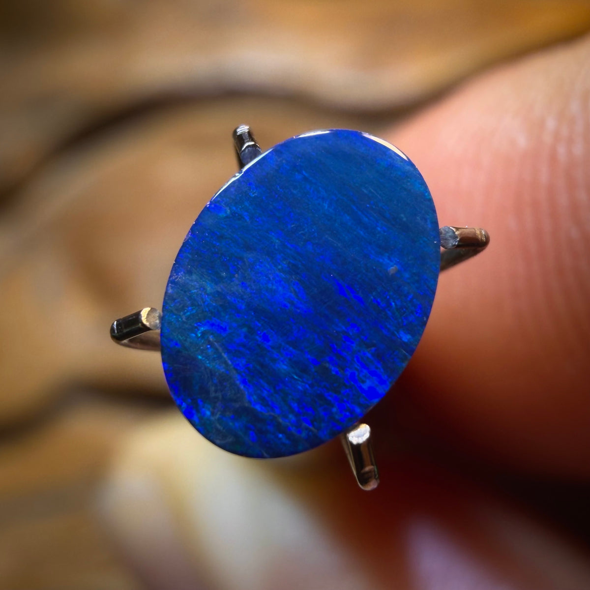 🔨 AUCTION 🔨 No Reserve 0.7cts - Australian Boulder Opal Doublet