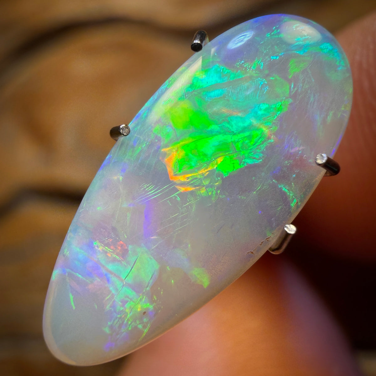 1,5 Karat - Südaustralischer Kristall-Opal aus Andamooka