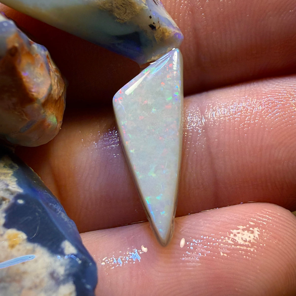 91.2cts - 5x Lightning Ridge Opal Rough Parcel