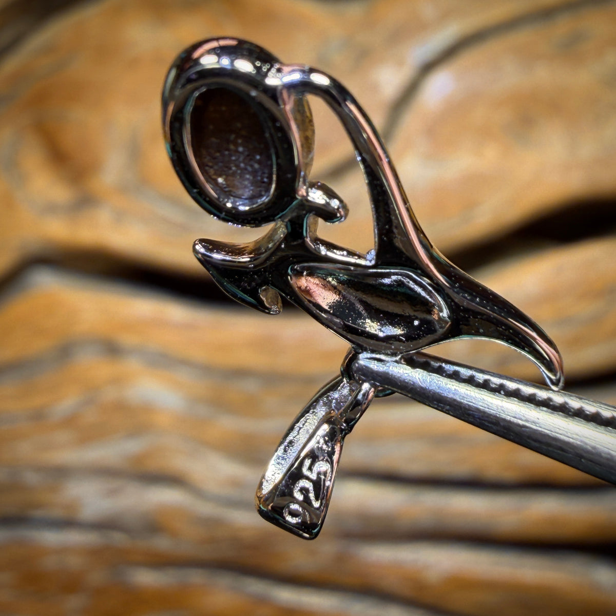 Sterling Silver - Australian Boulder Opal Doublet ROO Pendant