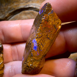 TGIF 410.1cts - 3x Yowah Nut Opal Rough Parcel. Australian Boulder Opal