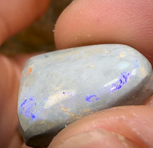 70.4cts - 7x “Fun Sones”Lightning Ridge Crystal and Black Opal Rubs - Opal Whisperers