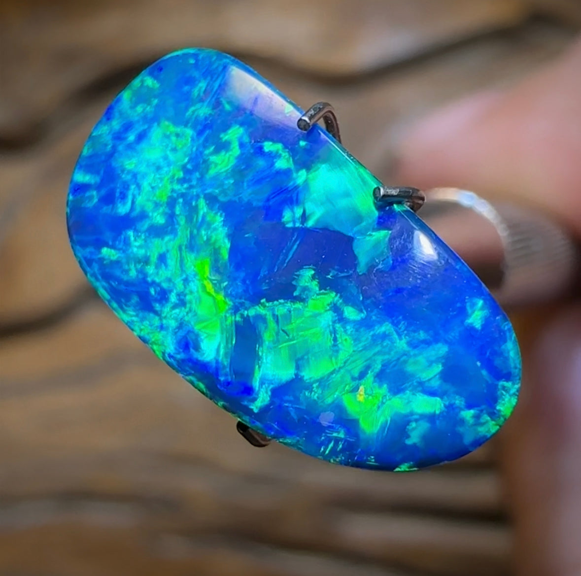 6.3cts - TOP Australian Boulder Opal Doublet - Opal Whisperers