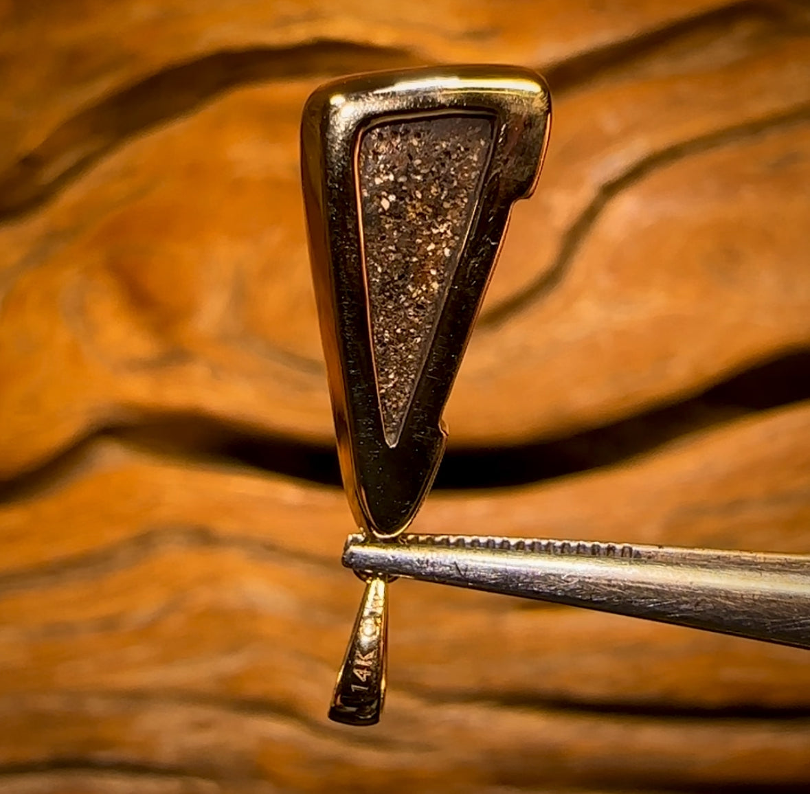 Top Class Top Stone 14k Gold - Solid Queensland Boulder Opal Pendant