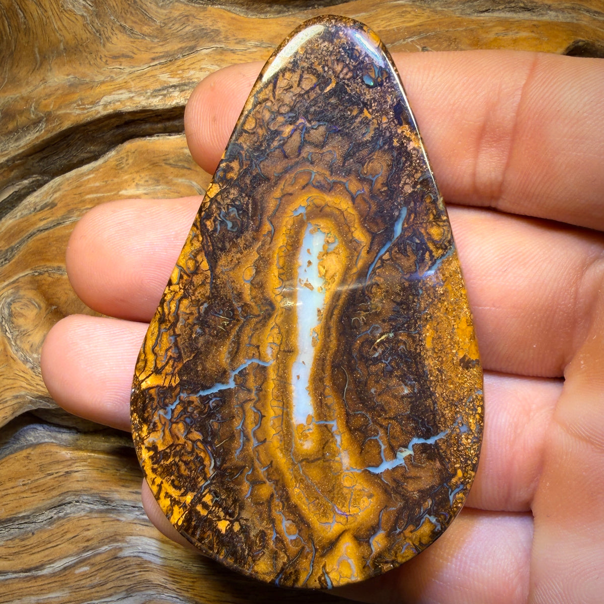 Bargain Card! 210.2cts - Large Tribal Queensland Boulder Opal from Yowah Only $1/Ct Massive Cut Stone