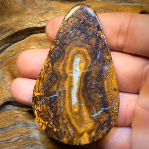 Bargain Card! 210.2cts - Large Tribal Queensland Boulder Opal from Yowah Only $1/Ct Massive Cut Stone