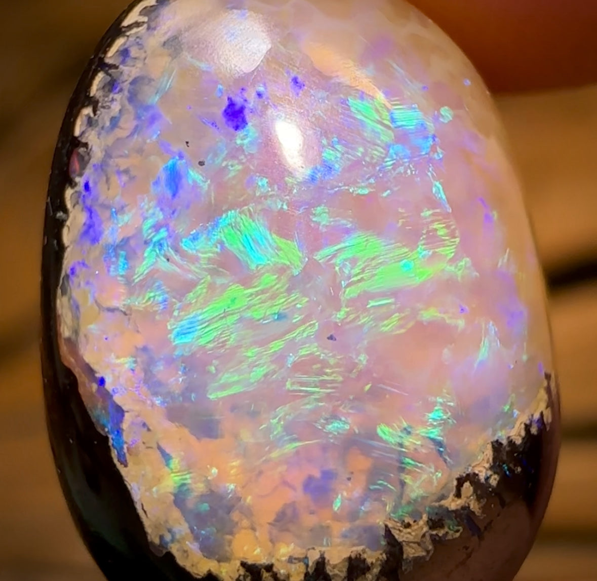 9.6cts - RARE Yowah Nut Crystal Centre Opal
