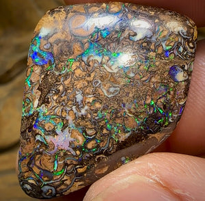 42.9cts - Yowah Nut Opal. Tribal Pattern Spot the Pictures, Bargain