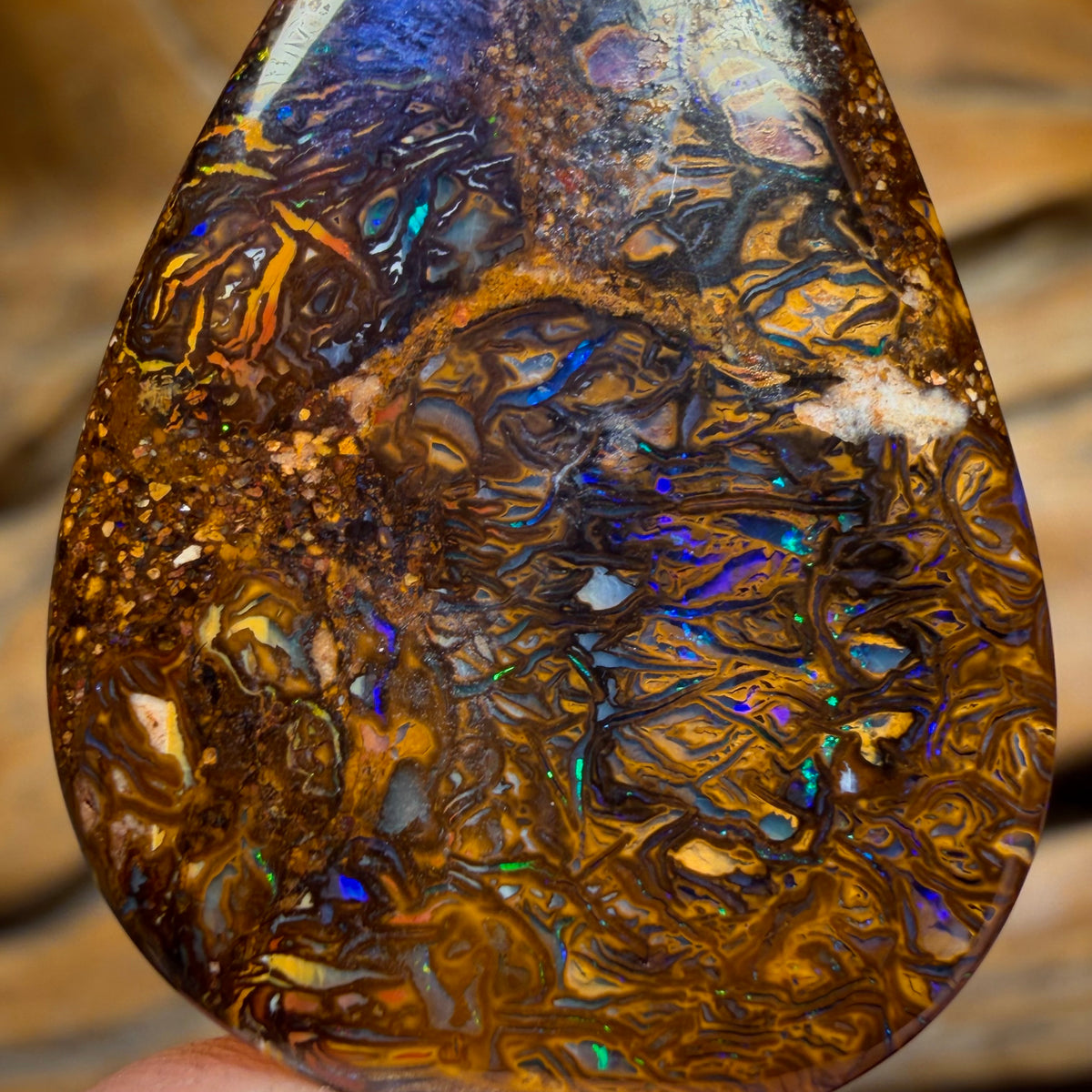21.2cts - Tribal Yowah Nut Opal. Australian Opal