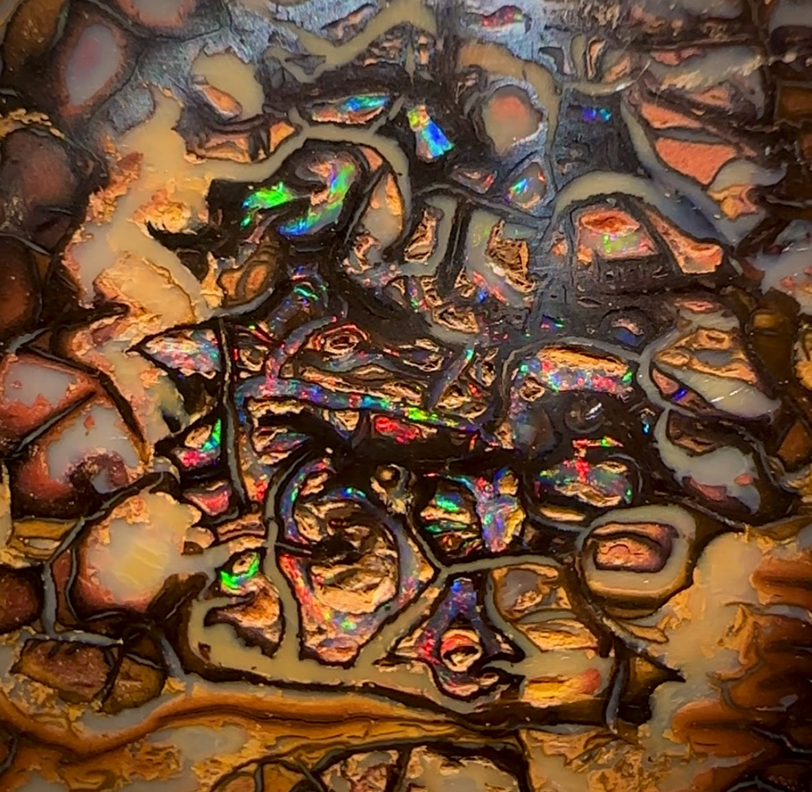 68.9cts - ‘Heart of Opal’ Tribal Australian Boulder Opal