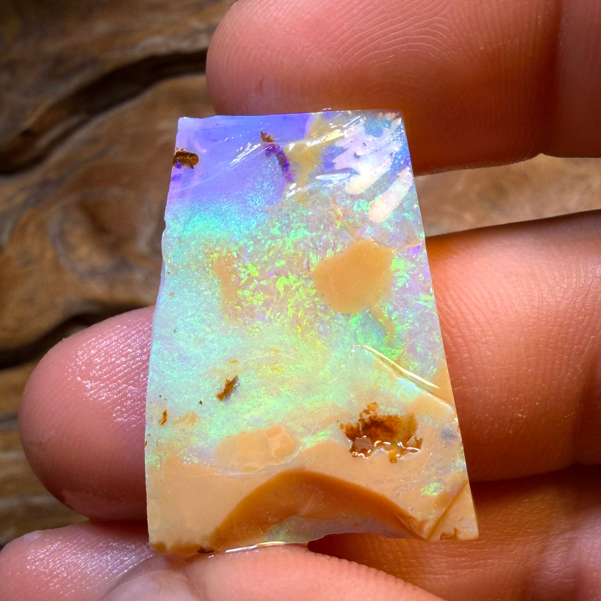 TGIF 26.4cts - Pure Crystal Opal Rough Piece from Yowah