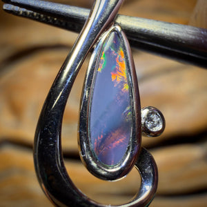 WILDCARD! Sterling Silver - Queensland Boulder Opal Doublet Pendant