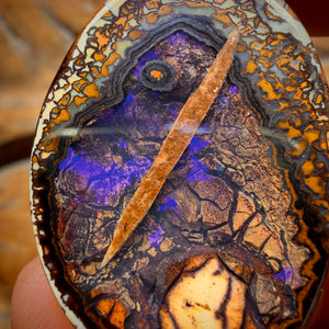33.1cts - Unique Yowah Nut Crystal Centre Opal. Australian Boulder Opal BARGAIN