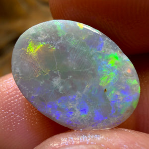 Bargain Card! 11.1cts - Lightning Ridge Dark Opal Rub