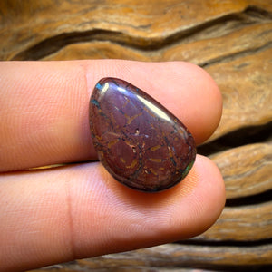 16.4cts - “Chemical Flames” Tribal Queensland Boulder Opal from Koroit