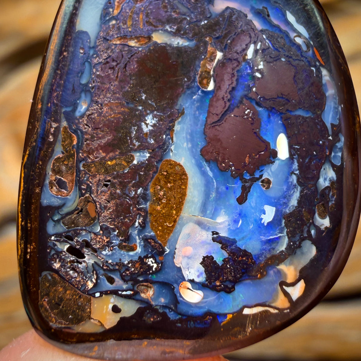 31.5cts - “Elvis” Yowah Nut Kernel Opal. Australian Boulder Opal